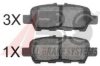 A.B.S. 37745 OE Brake Pad Set, disc brake